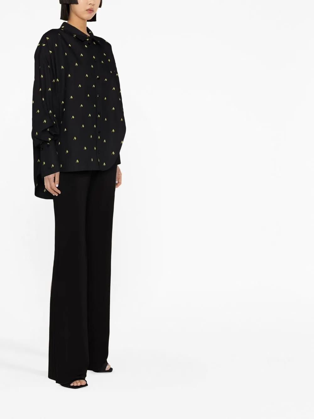 Diana oversized logo-print shirt