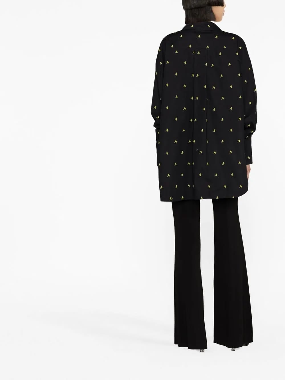Diana oversized logo-print shirt