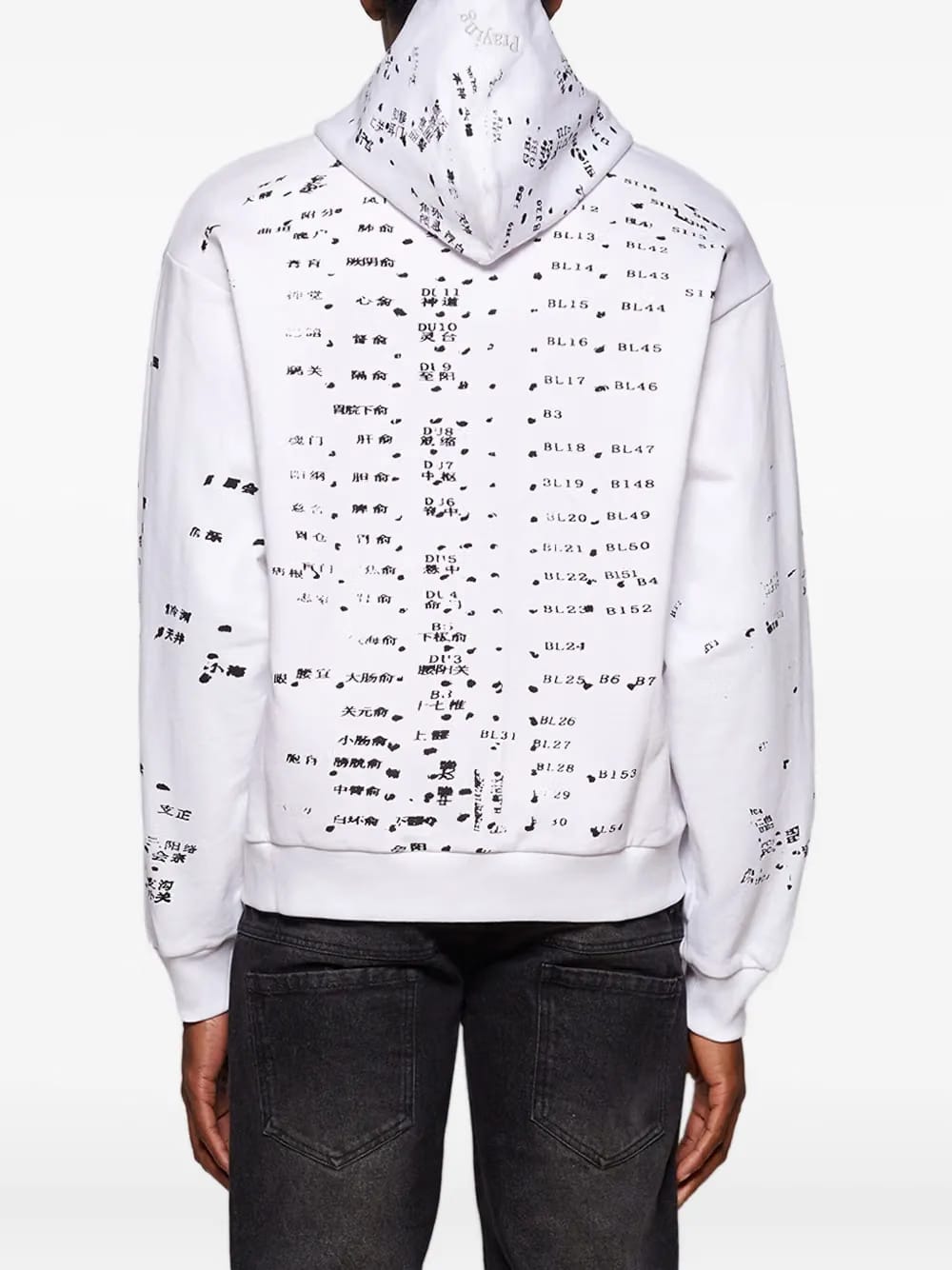 Acupuncture zip-up Hoodie
