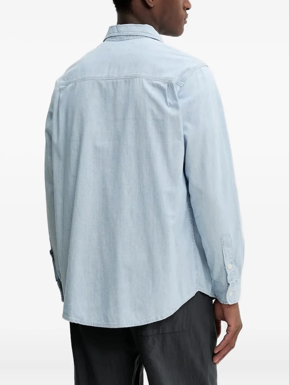 pocket long-sleeve shirt