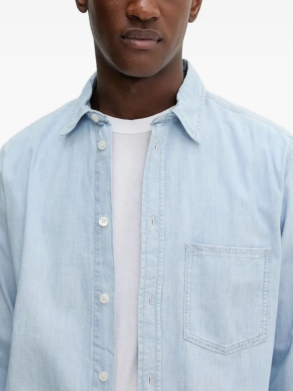 pocket long-sleeve shirt