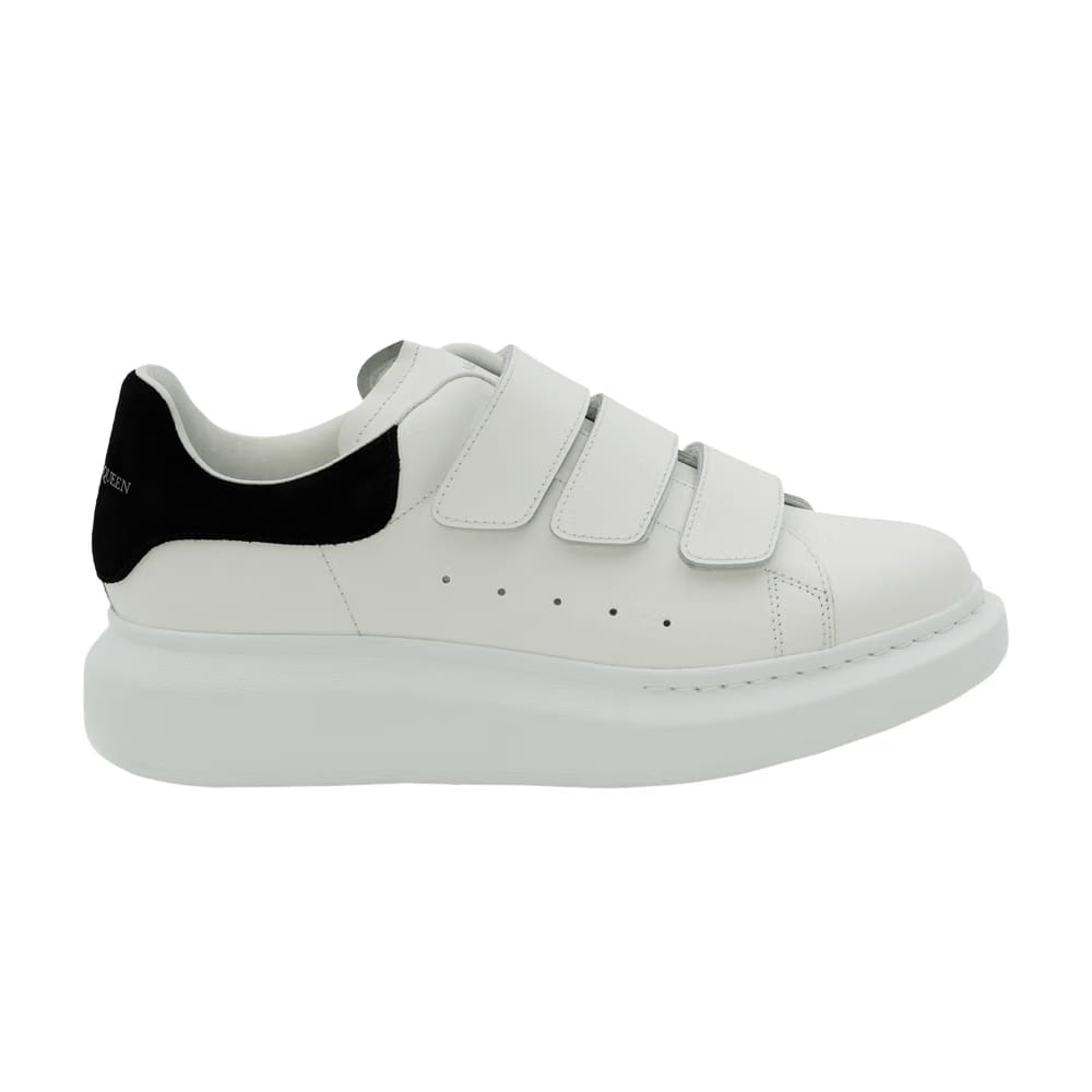 Alexander McQueen Wmns Oversized Triple Strap Sneaker 'Black'