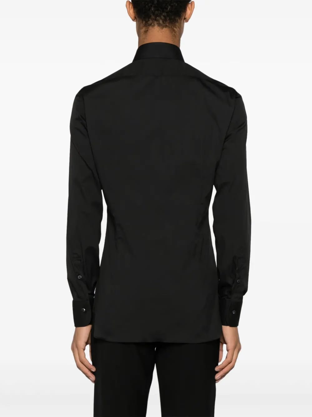 spread-collar button-down shirt