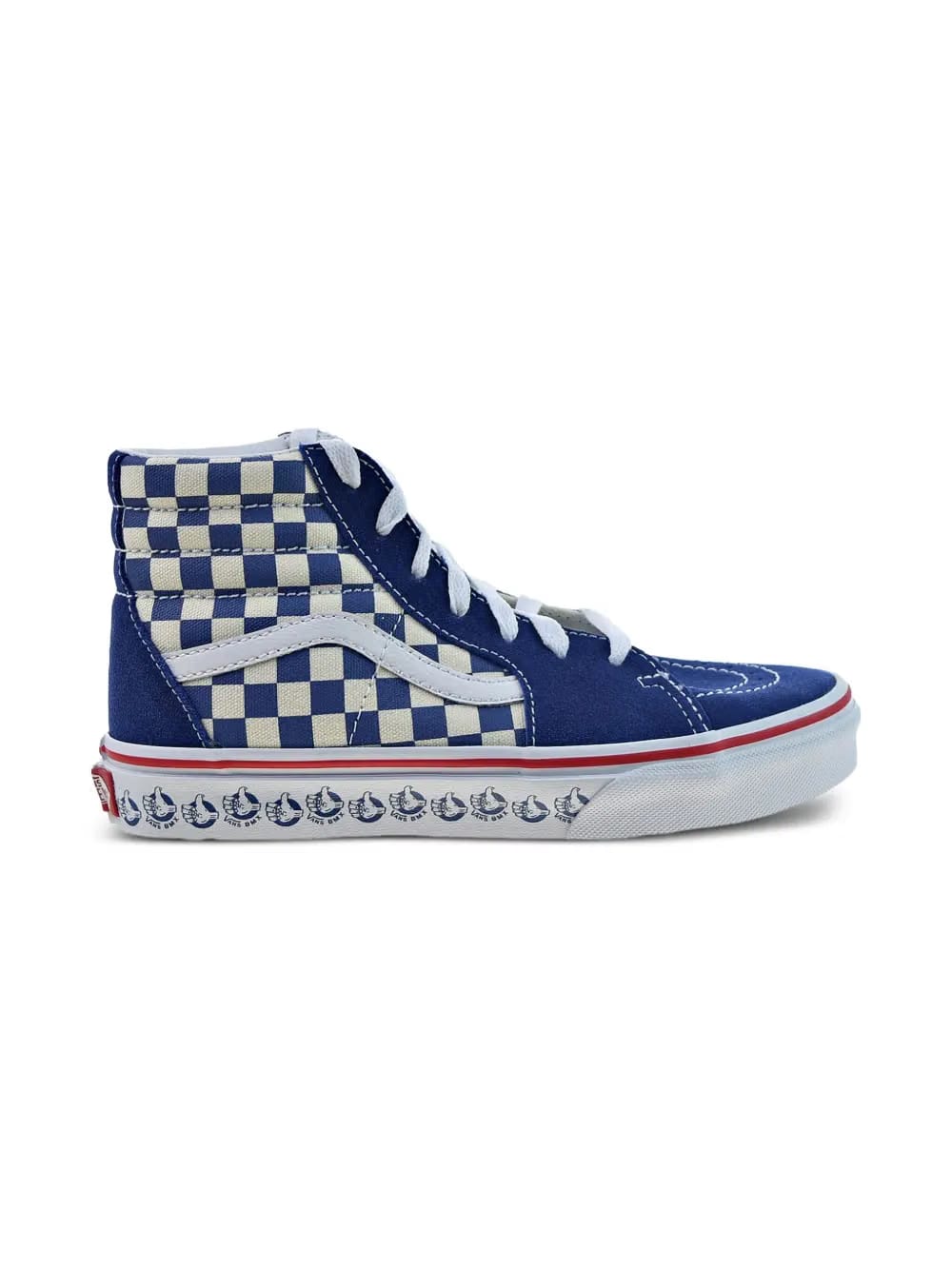 SK8-HI Checkerboard "True Navy/White" sneakers