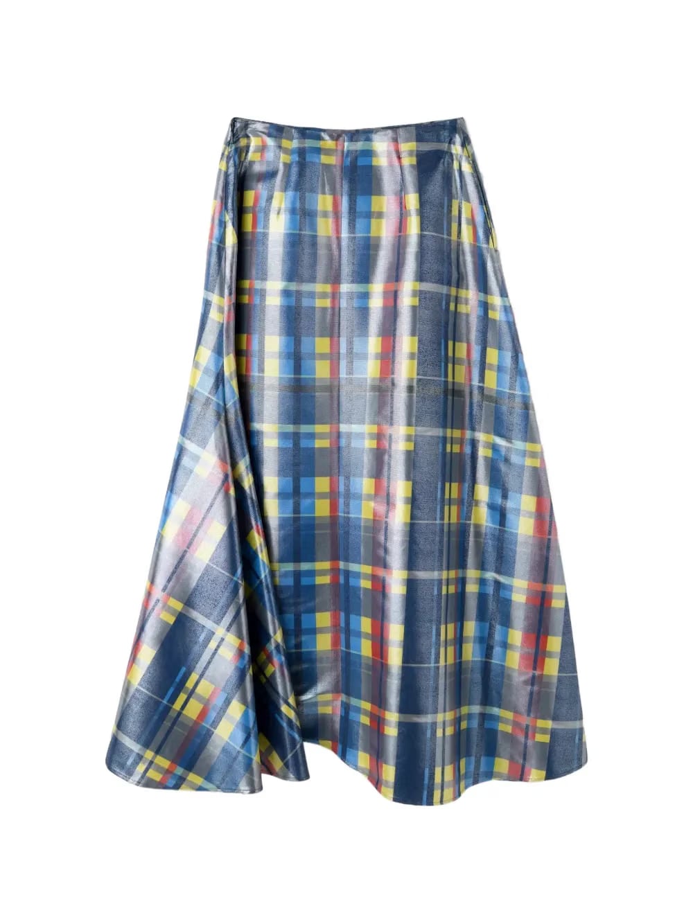 checked skirt