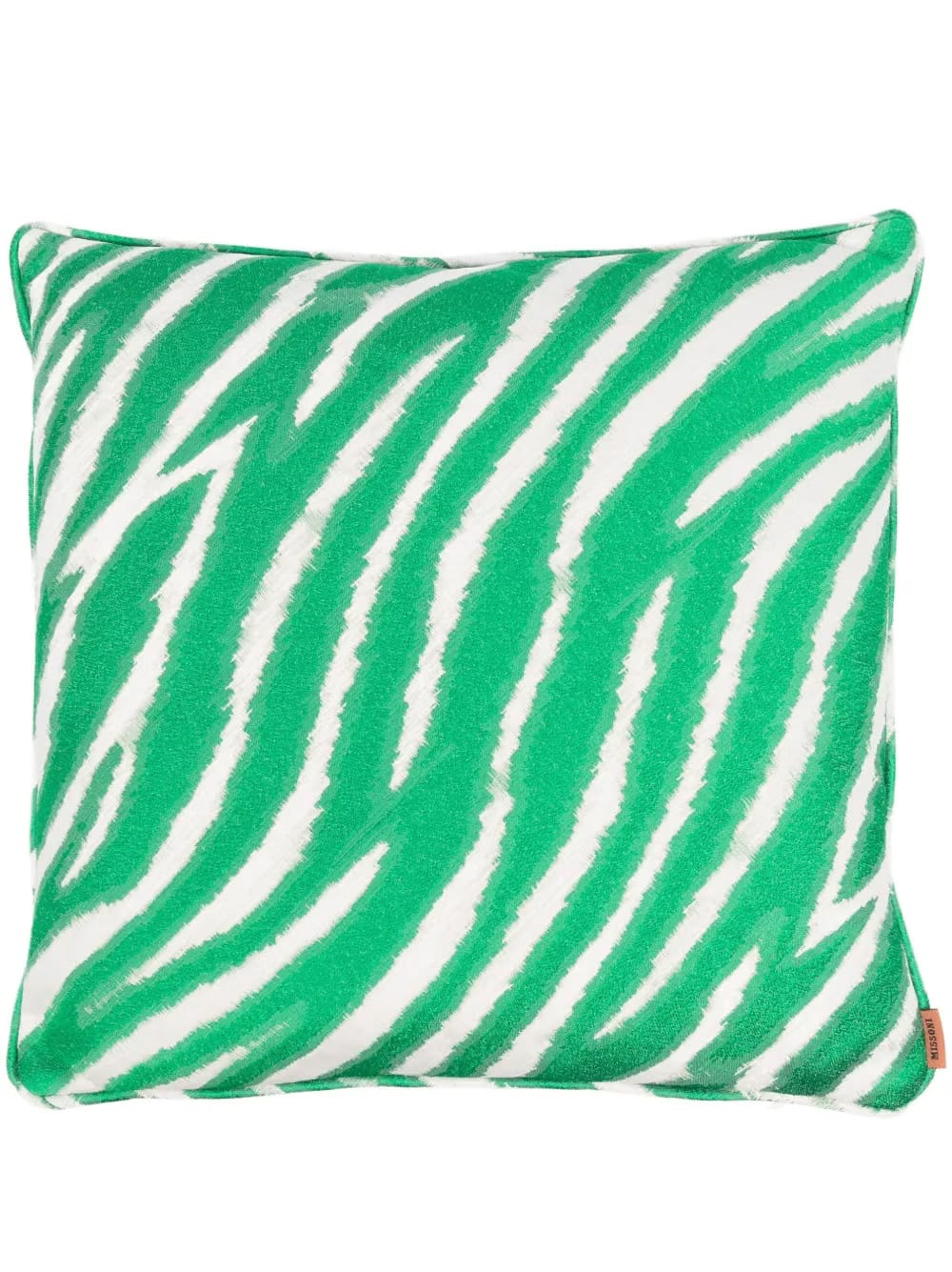 animal-print down-feather cushion