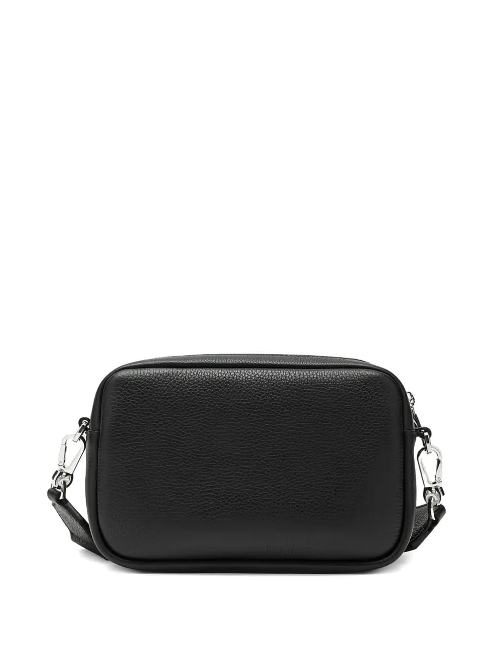 pebble-leather messenger bag