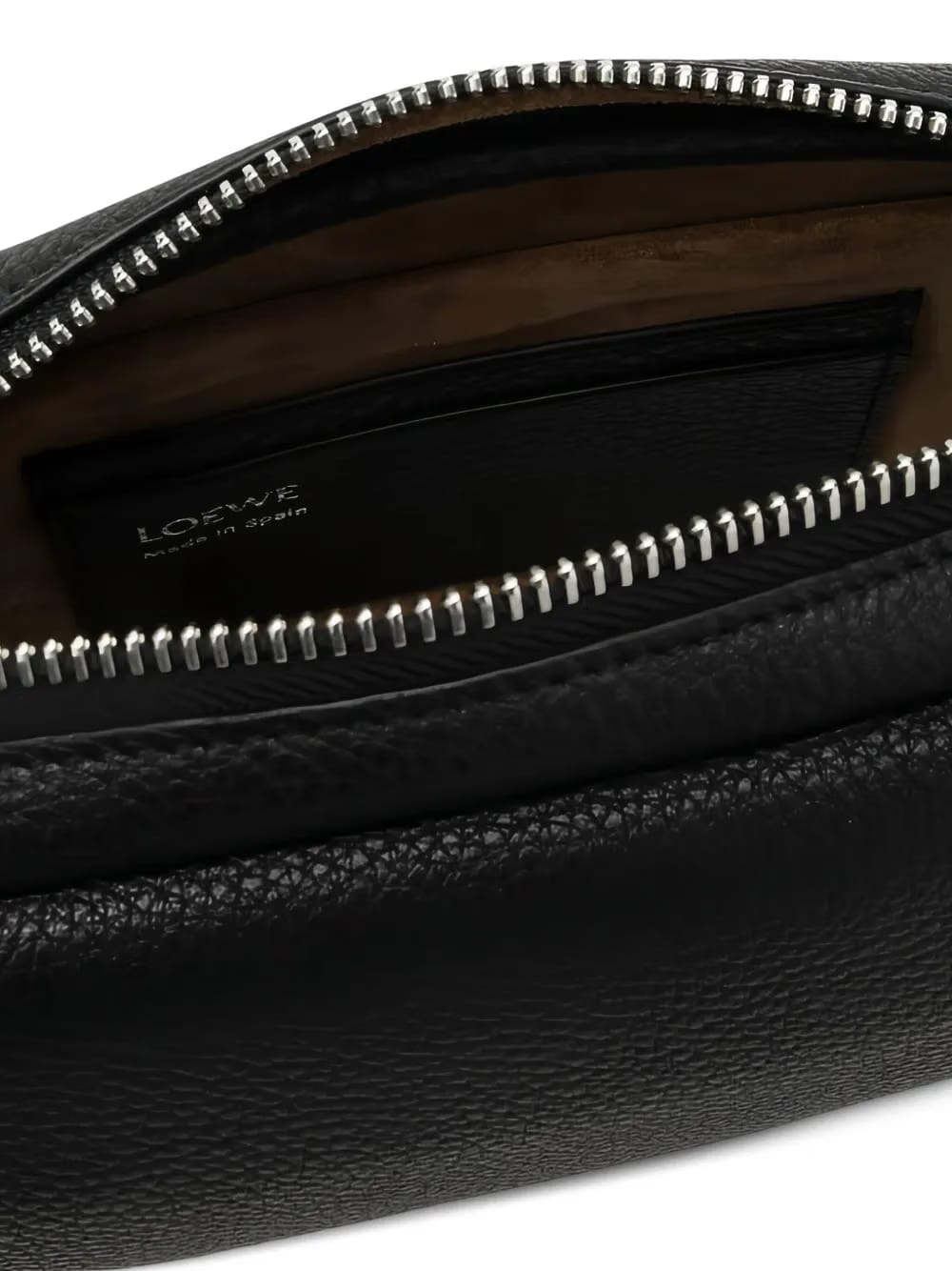 pebble-leather messenger bag