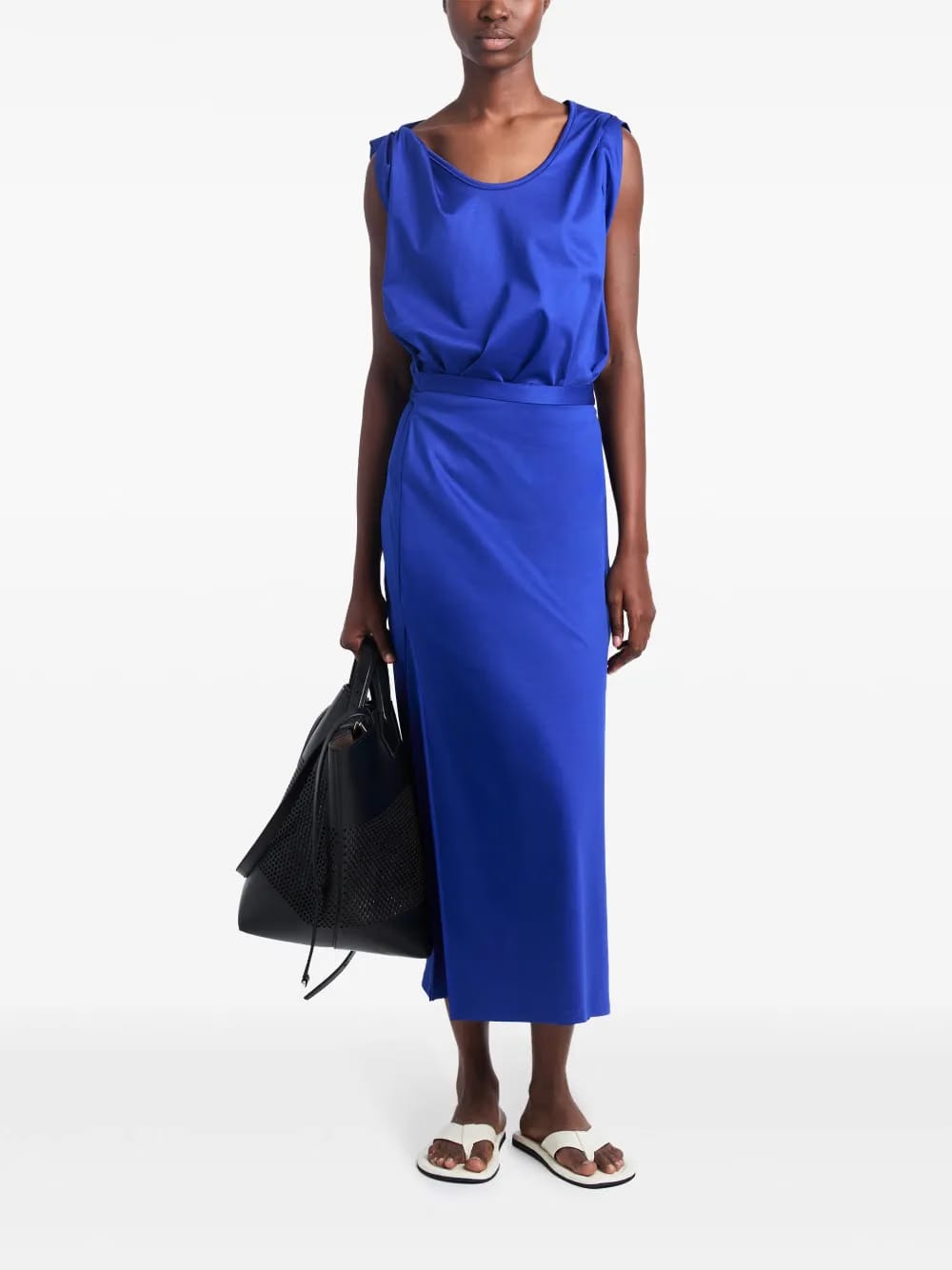 scoop neck organic cotton dress
