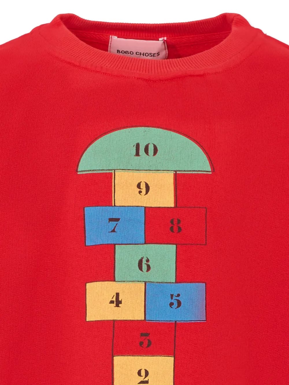hopscotch-print sweatshirt