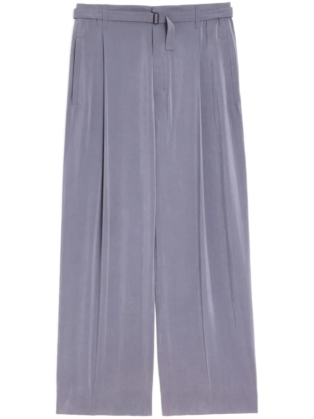 silk belted pants
