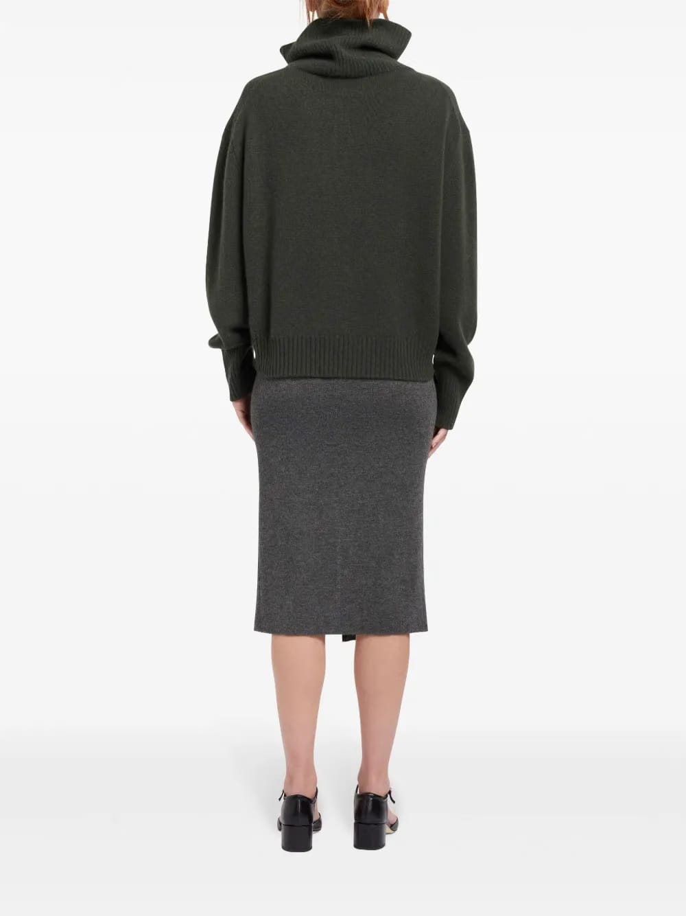 Moss cashmere jumper