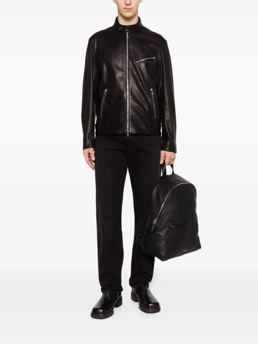 zip biker jacket