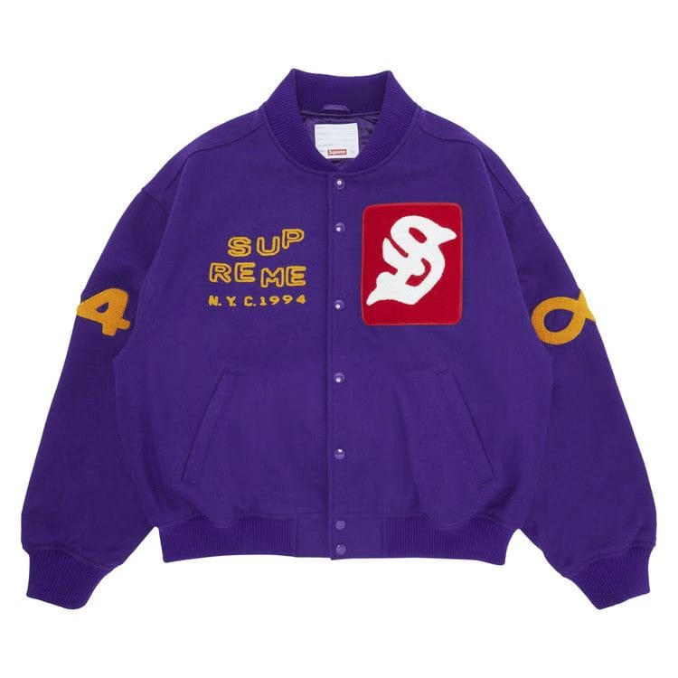 Tourist Purple varsity jacket
