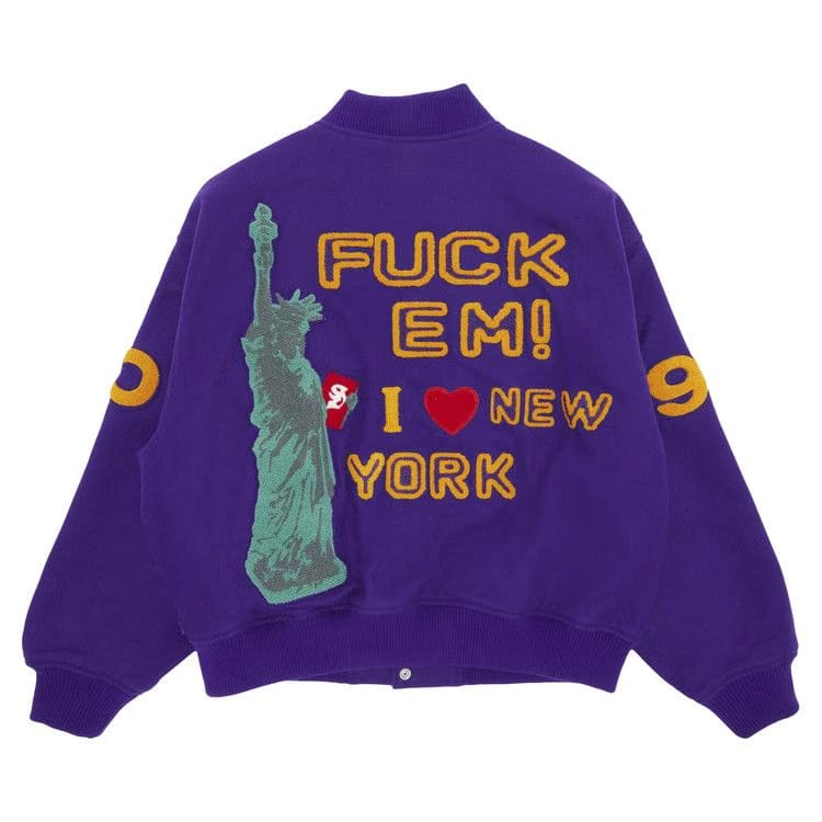 Tourist Purple varsity jacket