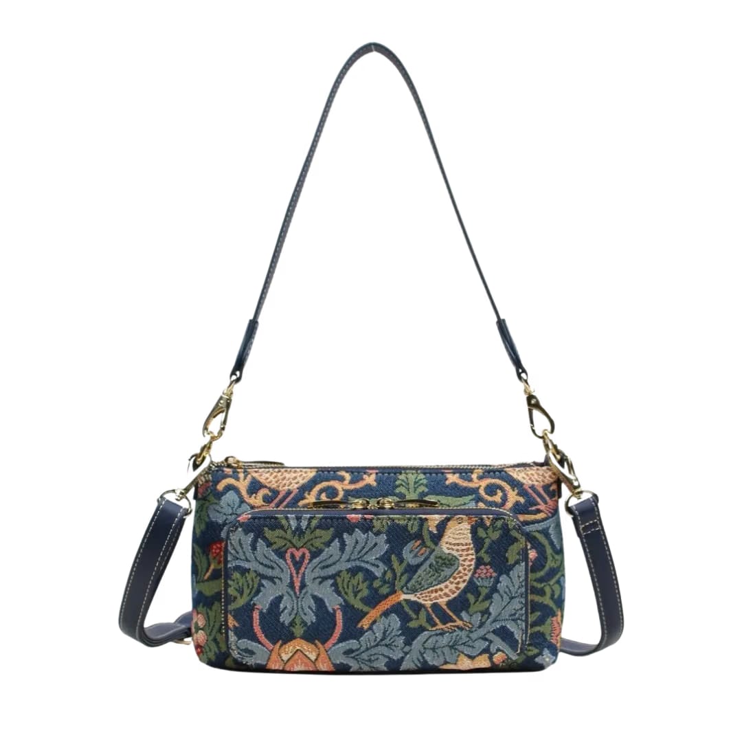 Strawberry & Bird Crossbody Bag (H-1129-CB-STB)