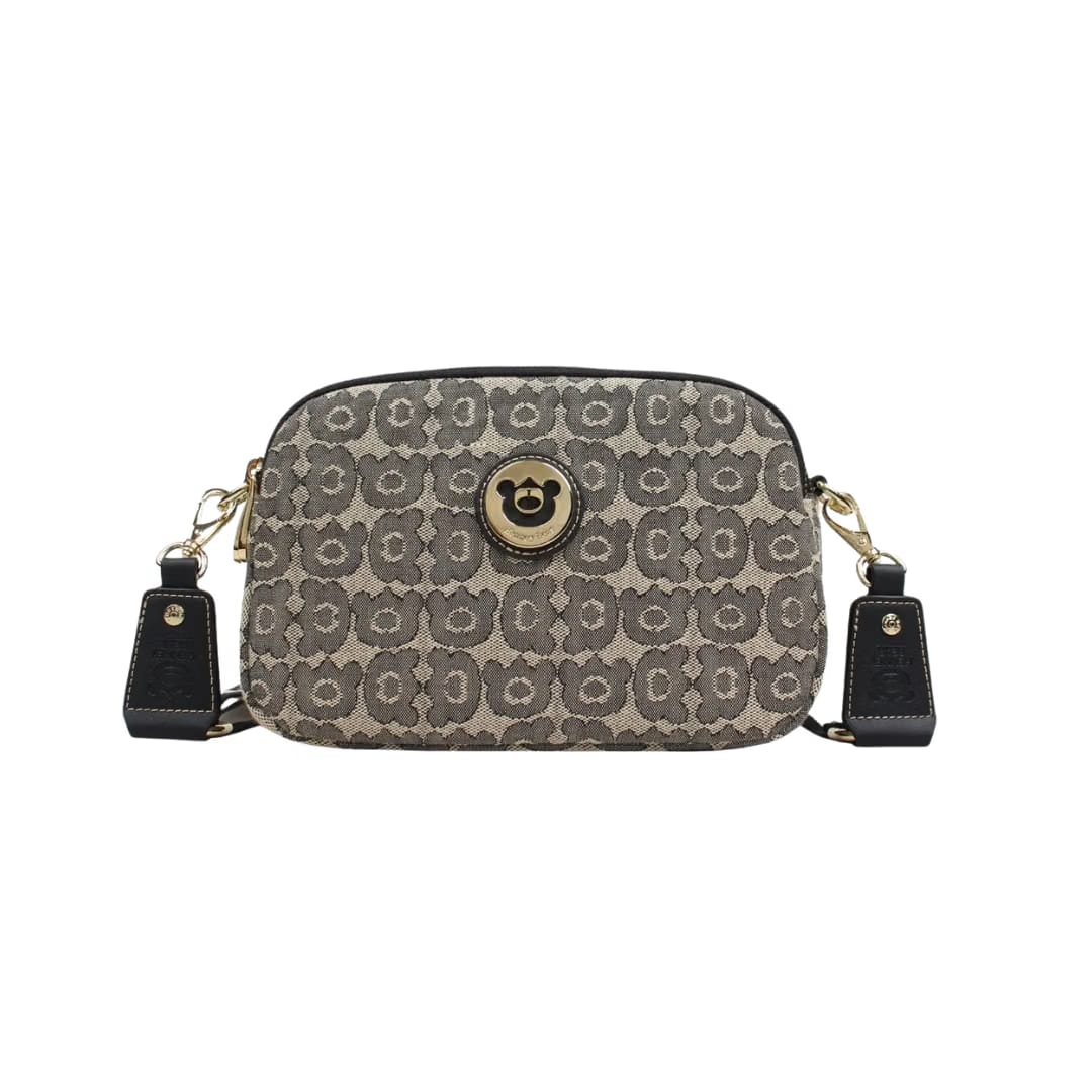 Black Bear Crossbody Bag (H-1171-CB-BLKB)