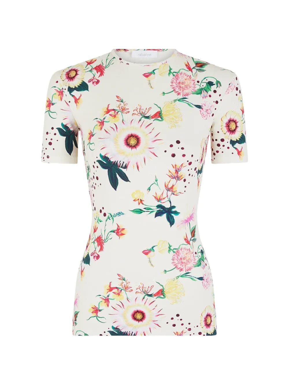short-sleeve floral top