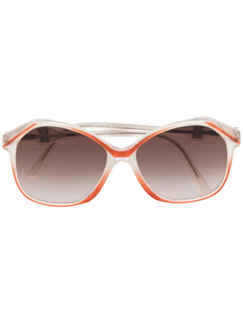 1970s gradient oversized sunglasses