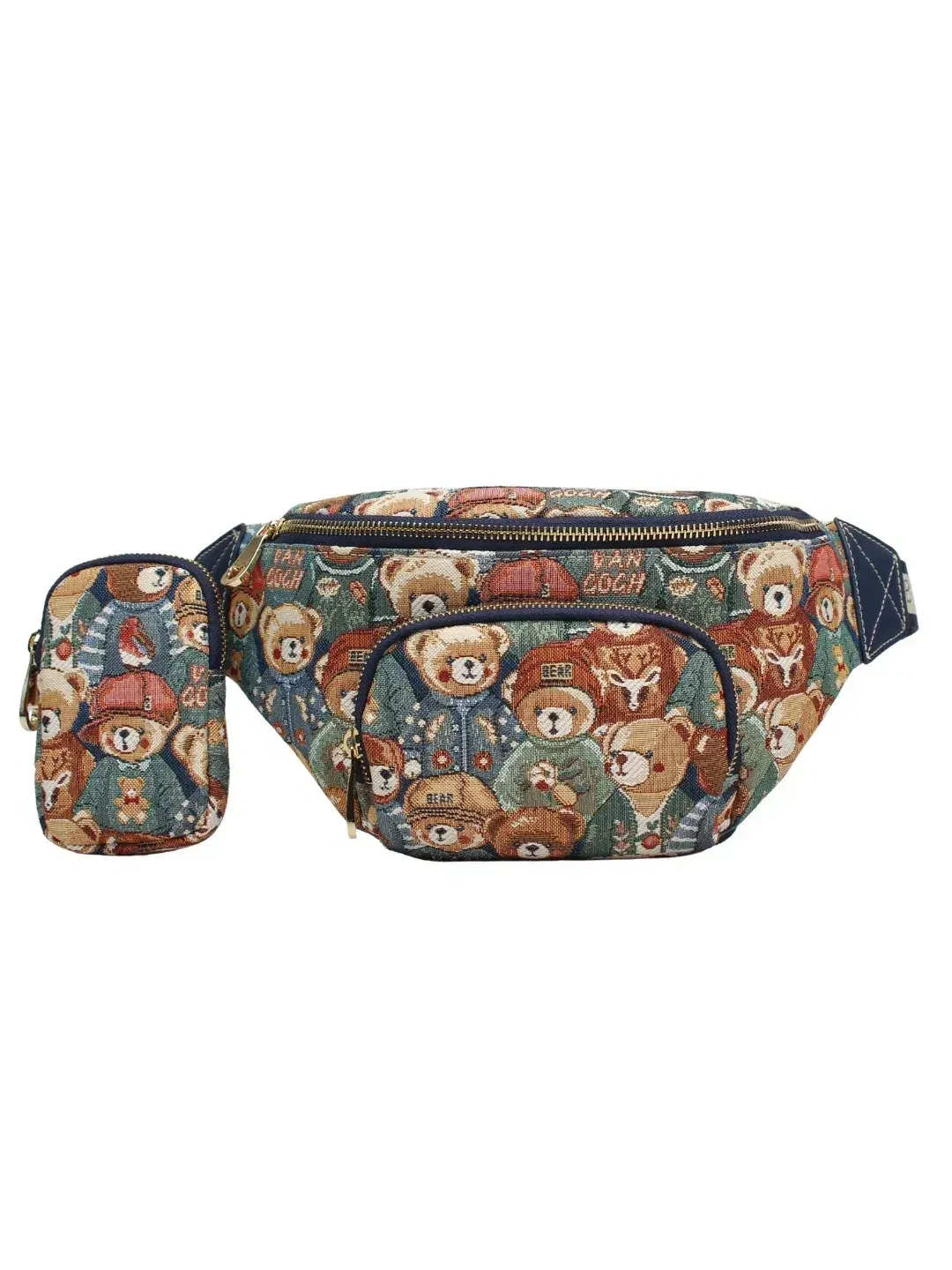 Green Bear Waist Bag (H-1113-CB-GB)