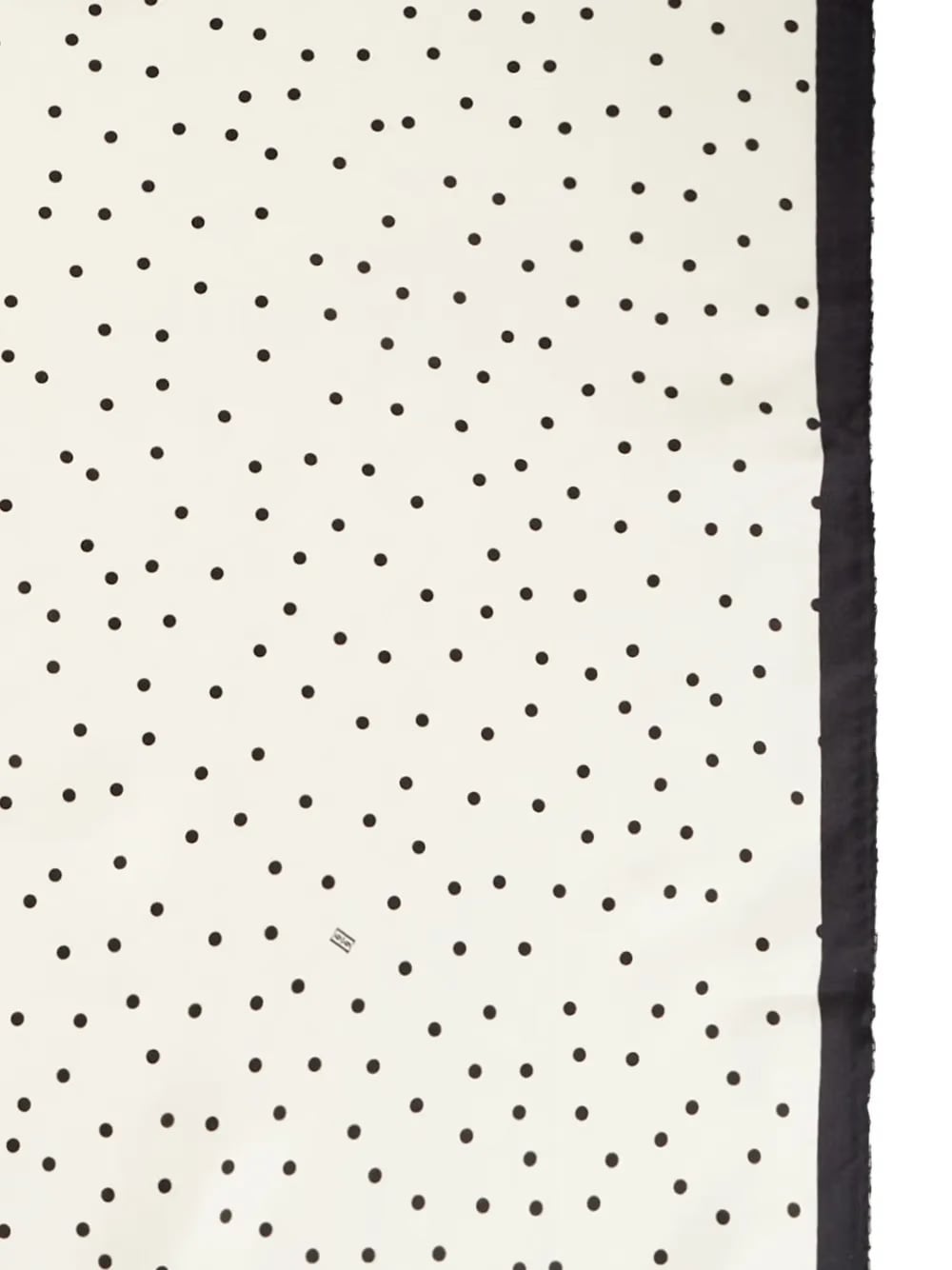 Poula polka-dot border scarf