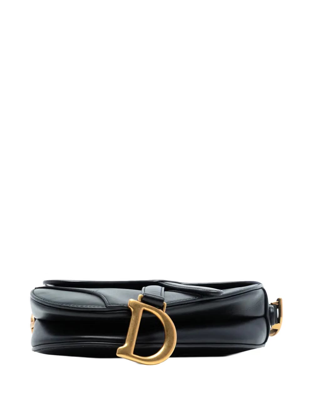 2018 Mini Smooth Calfskin Saddle Bag satchel