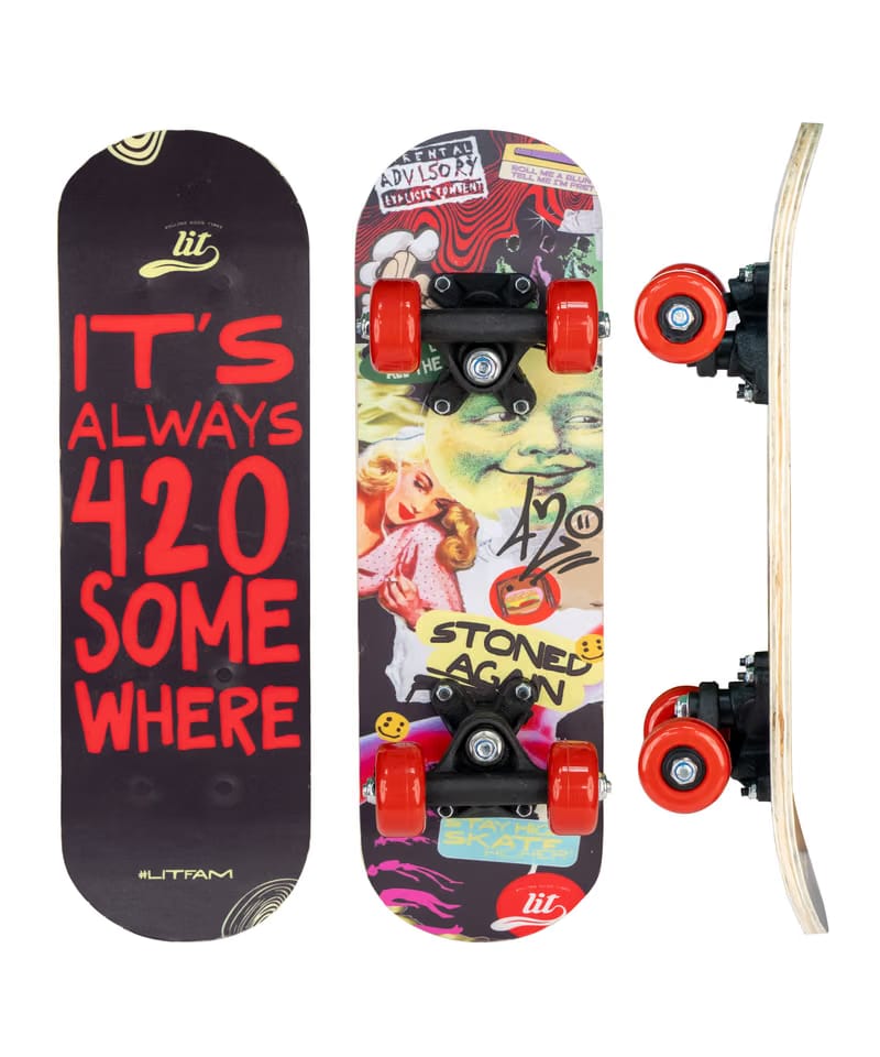 STONED AGAIN MINI SKATEBOARD