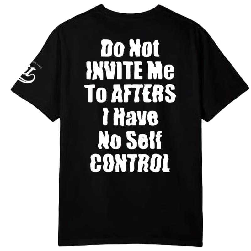 NO SELF CONTROL T-SHIRT