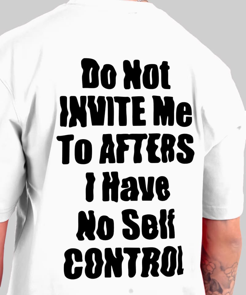 NO SELF CONTROL T-SHIRT