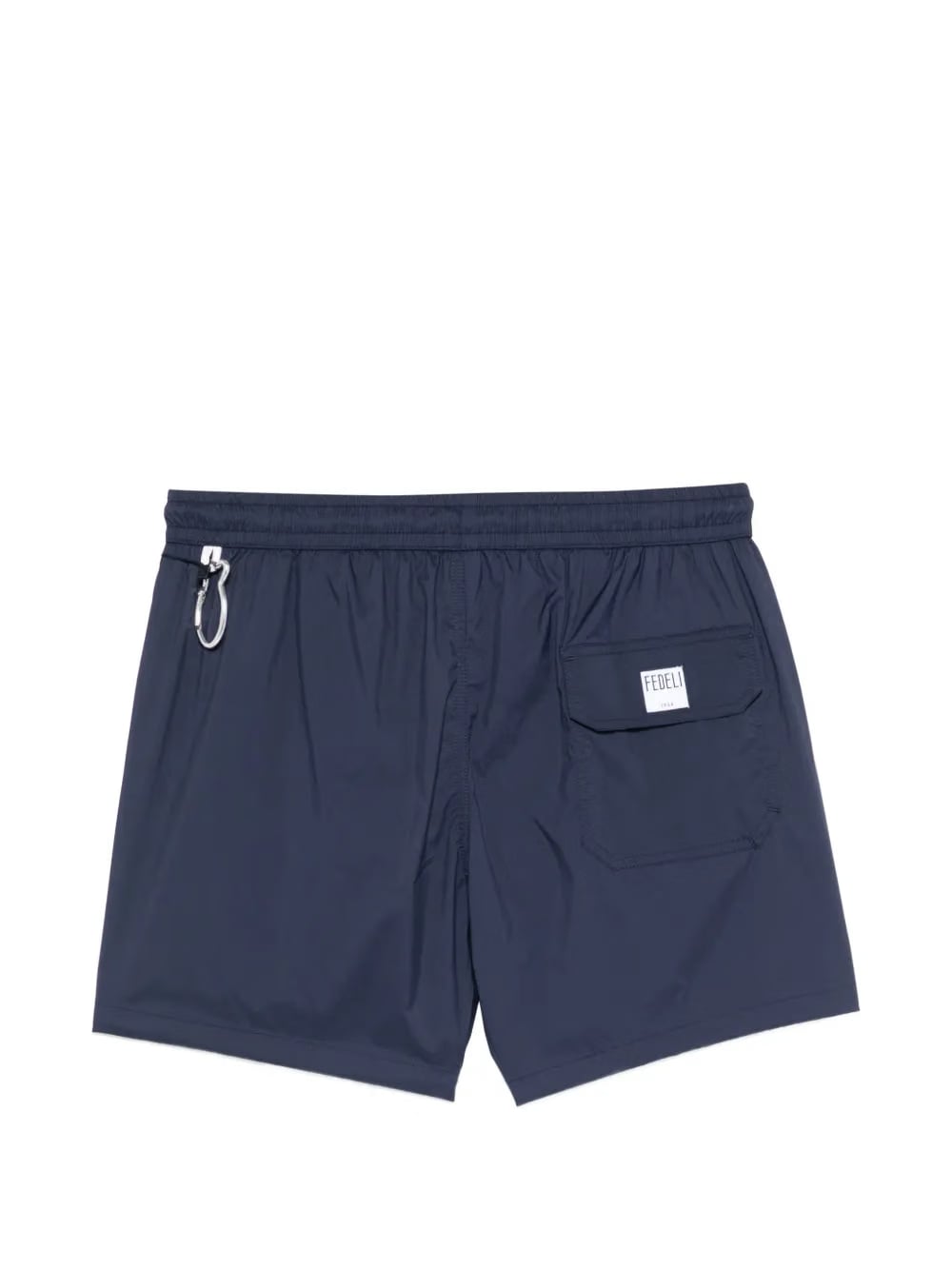 drawstring elasticated swim shorts