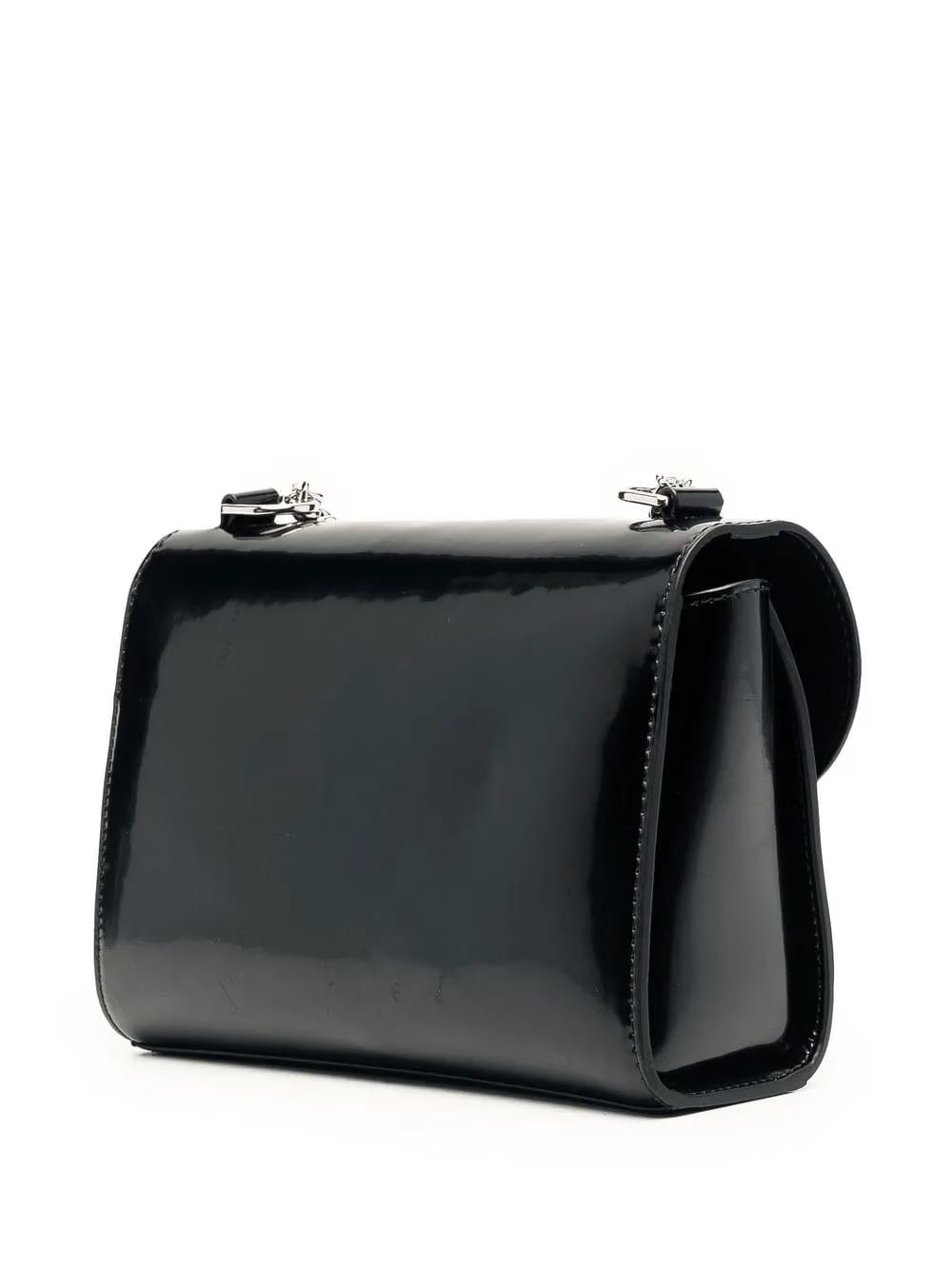 Brushed faux leather crossbody bag