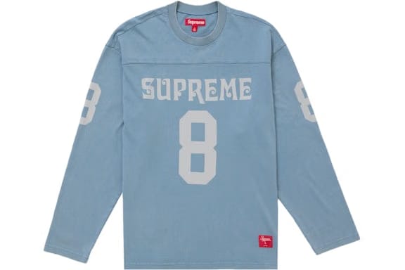 Supreme Affiliated L/S Football Top Dusty Blue