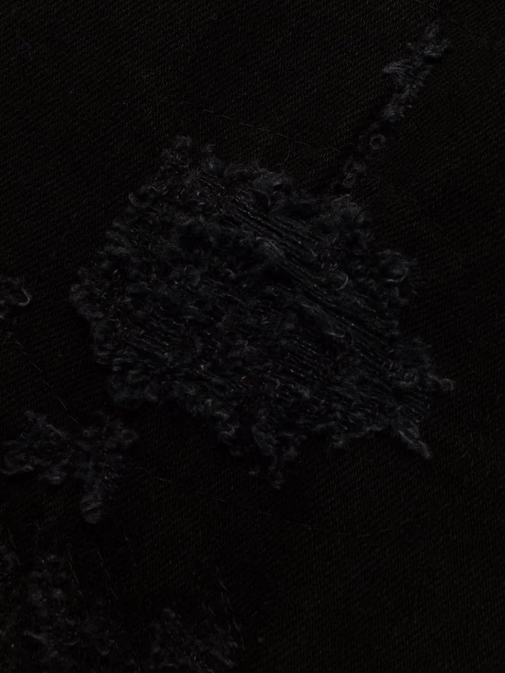 slim-fit destroyed jeans