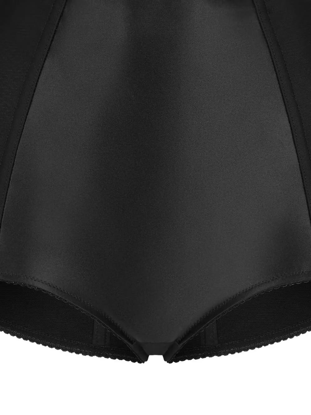 high-waisted scallop-edge briefs