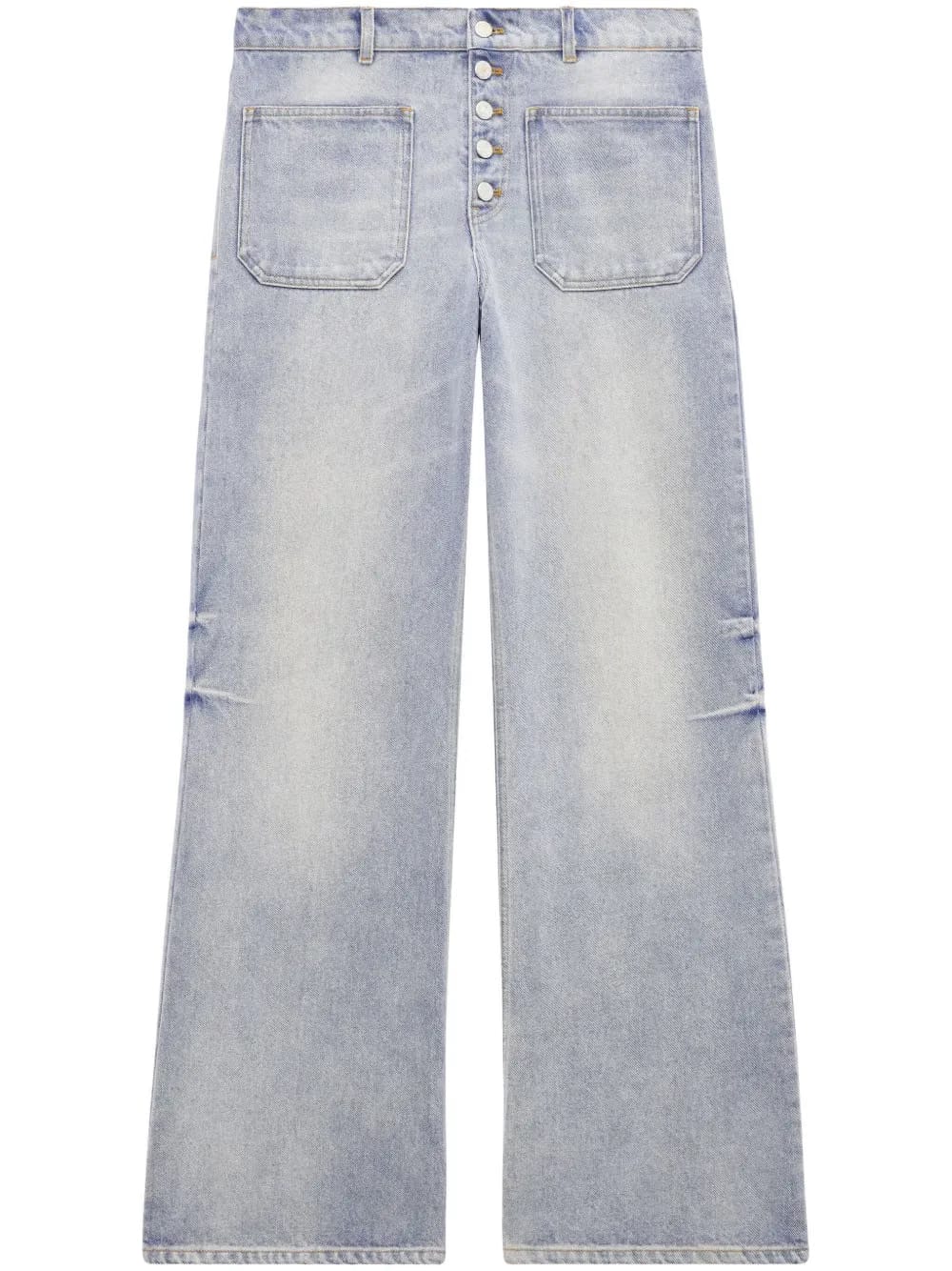Multiflex logo-embroidered jeans