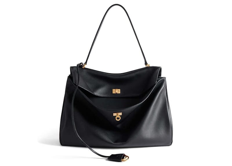 Balenciaga Rodeo Large Handbag Black