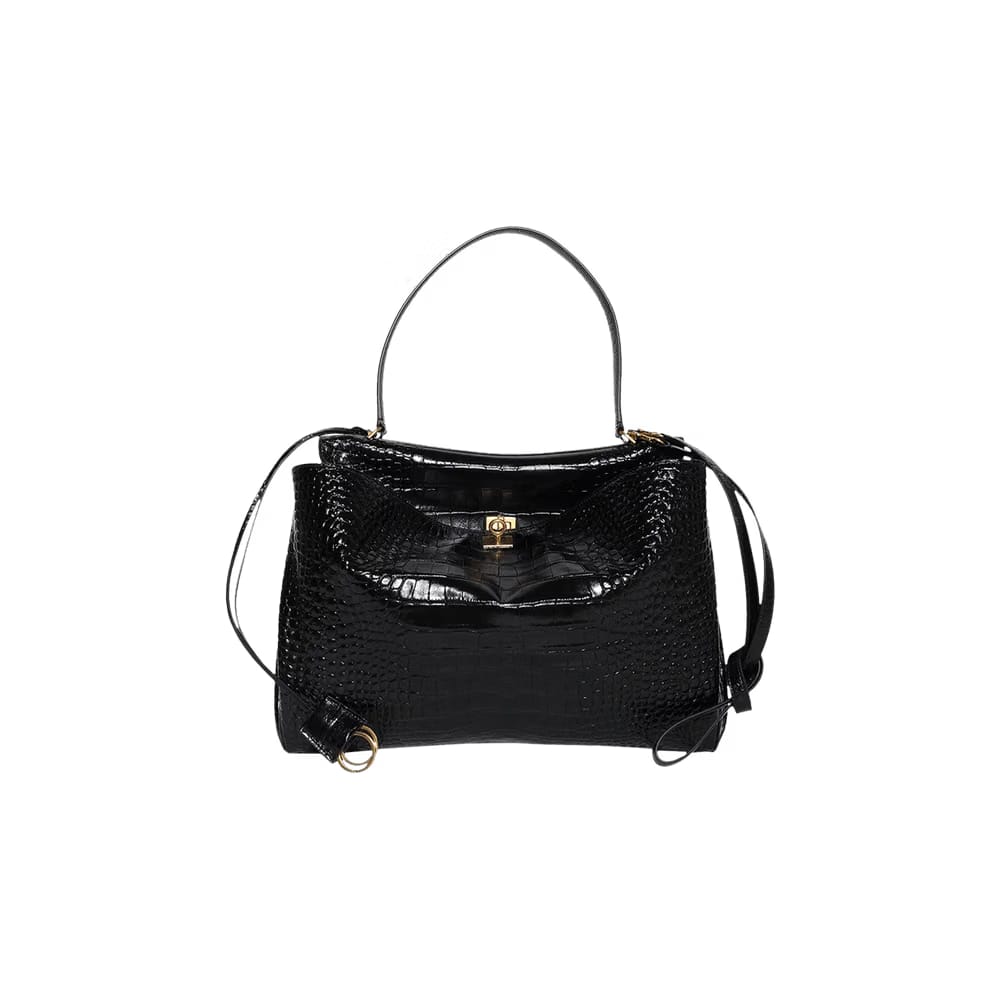 Balenciaga Rodeo Large Handbag Black