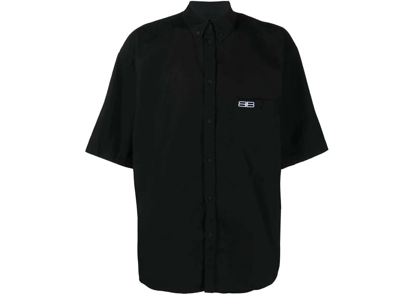 Balenciaga S/S Large Fit Shirt Black
