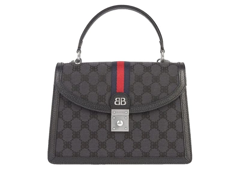 Gucci x Balenciaga The Hacker Project Small Handbag Black