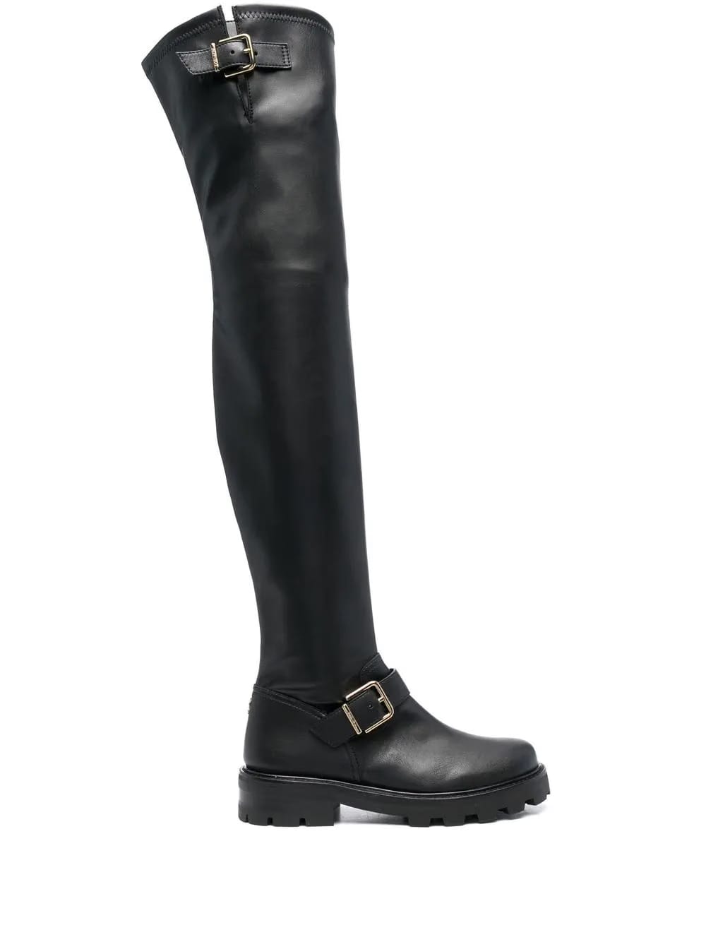 Biker ll knee-high boots