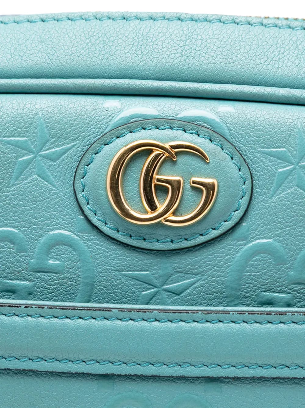 2016-2025 GG Star Embossed Leather crossbody bag