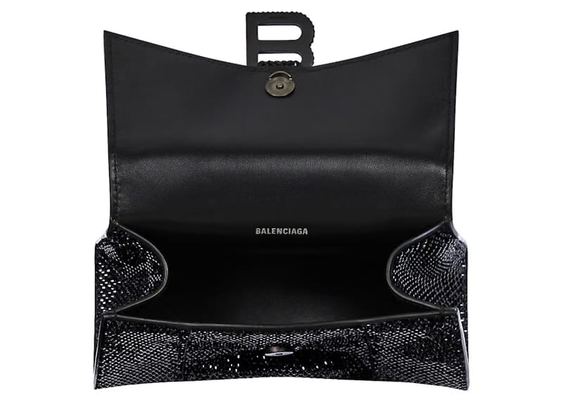 Balenciaga Explorer Logo Crossbody Pouch Black