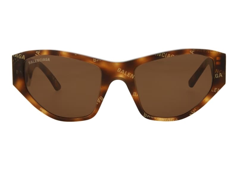 Balenciaga Cat Eye Sunglasses Havana/Havana Brown (BB0097S-30008869-003)
