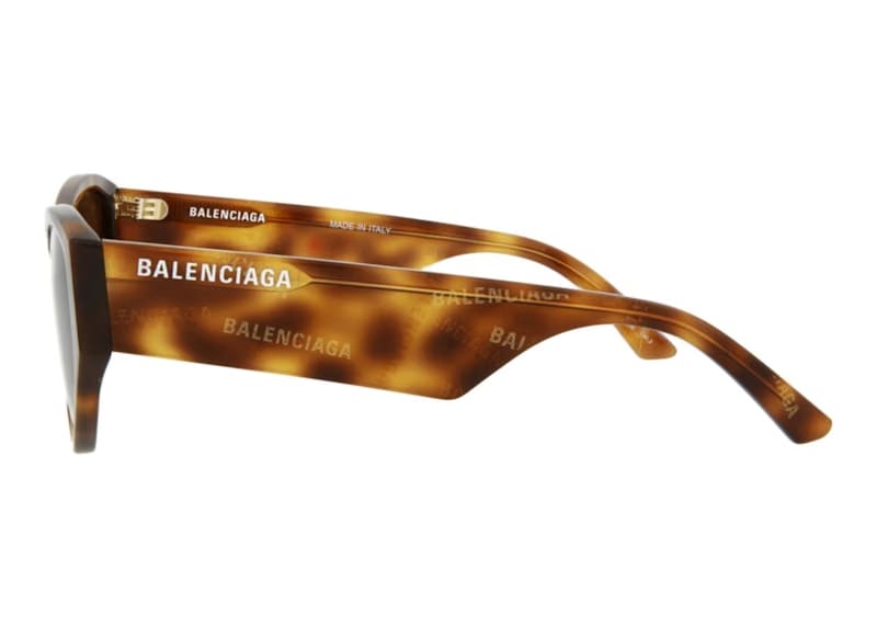 Balenciaga Cat Eye Sunglasses Havana/Havana Brown (BB0097S-30008869-003)