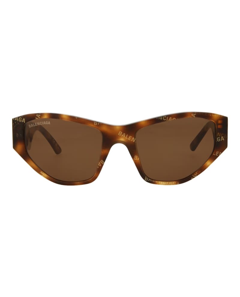 Balenciaga Cat Eye Sunglasses Havana/Havana Brown (BB0097S-30008869-003)