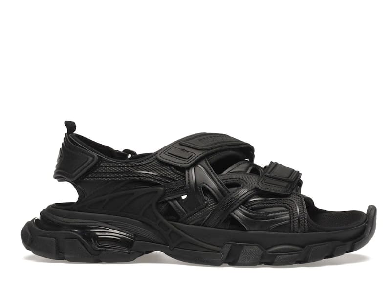 Balenciaga Track Sandal Black