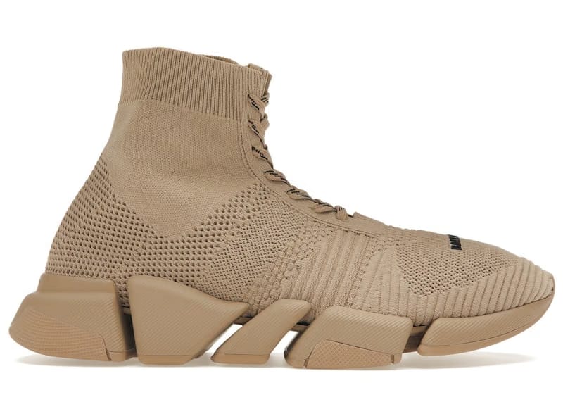 Balenciaga Speed 2.0 Lace Up Beige