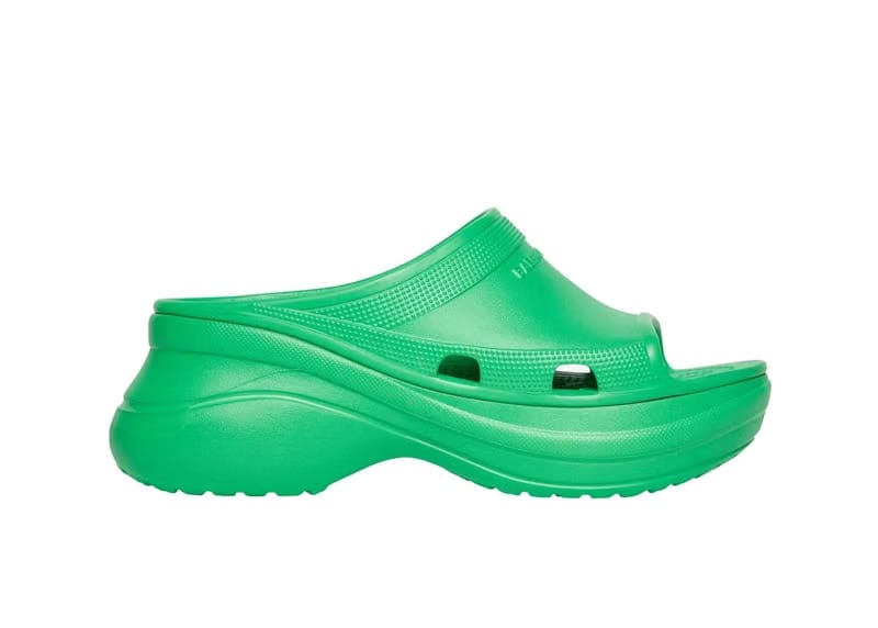 Balenciaga x Crocs Pool Slide Sandals Green (Women's)