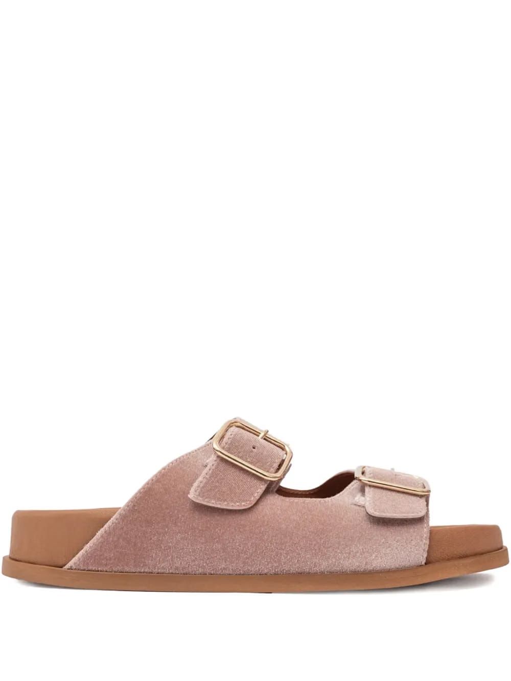 Follonicas Tortora double-buckle sandals