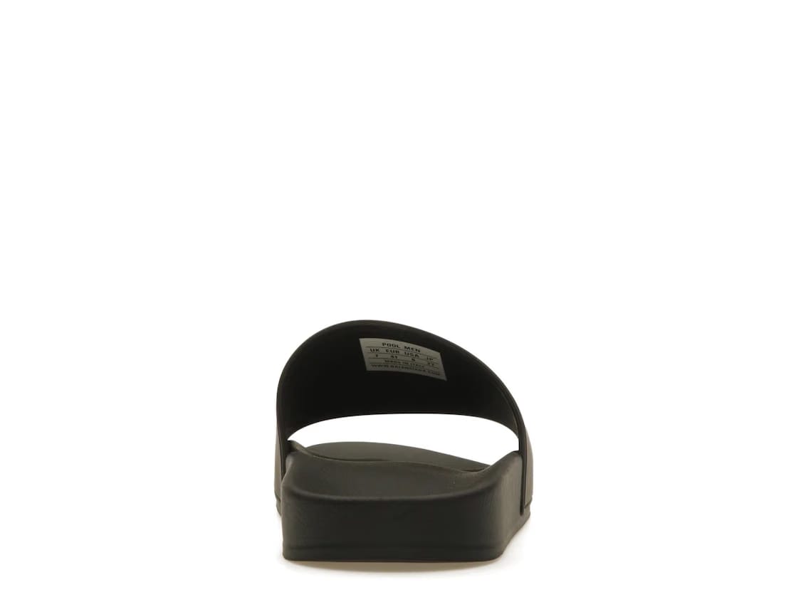 Balenciaga Pool Slide Black White